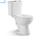 Cerámica sanitaria de 2 piezas Bail Bowl Design Aquacúbico Nuevo Siphon Montado de dos piezas Flushing Dual Flush